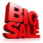 discount flooring sale sign big sale